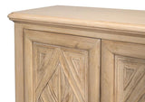 Palmieri Four Door Sideboard Cabinet For Living Room Sideboards LOOMLAN By Sarreid