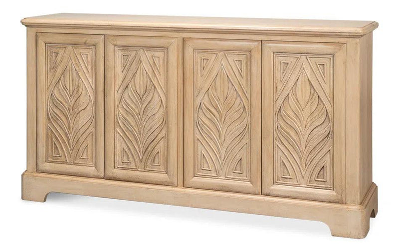 Palmieri Four Door Sideboard Cabinet For Living Room Sideboards LOOMLAN By Sarreid