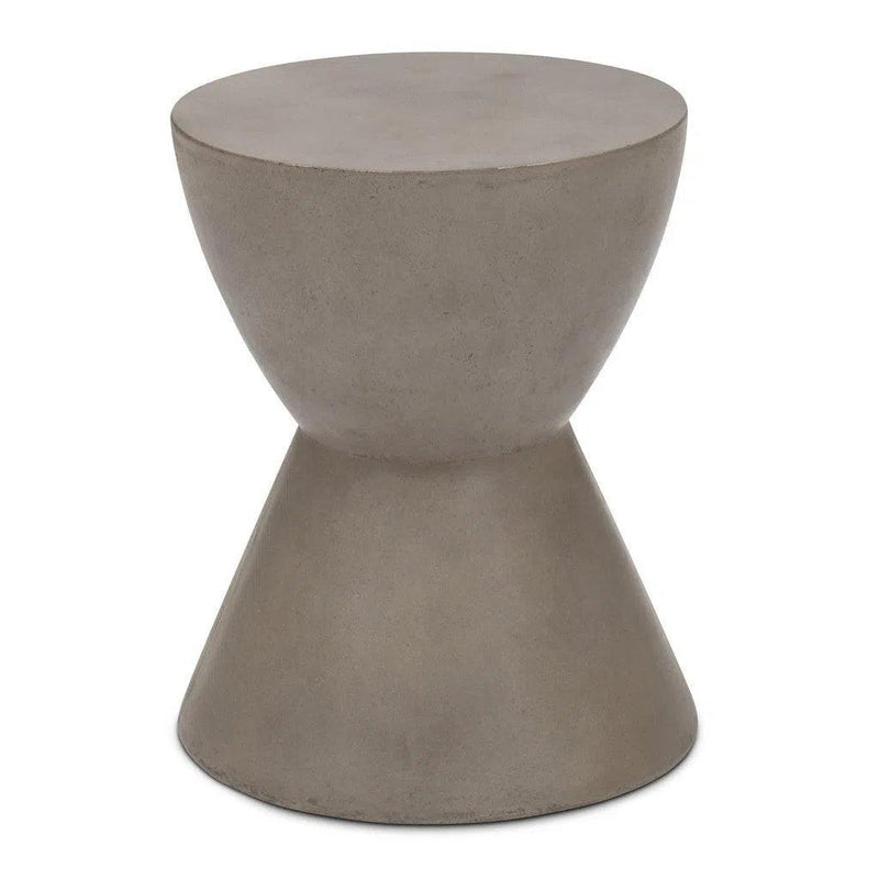 Paloma Fiber Reinforced Concrete Side Table Outdoor Side Tables LOOMLAN By Urbia