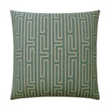 Pandora Aqua Green Throw Pillow With Insert Throw Pillows LOOMLAN By D.V. Kap