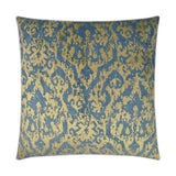 Pantheon Midnight Gold Throw Pillow With Insert Throw Pillows LOOMLAN By D.V. Kap