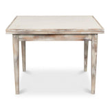 Paolino Square Extendable Dining Table Grey Wash Side Tables LOOMLAN By Sarreid