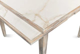 Paolino Square Extendable Dining Table Grey Wash Side Tables LOOMLAN By Sarreid