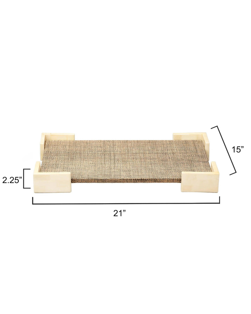 Paradise Bone Tray Trays LOOMLAN By Jamie Young