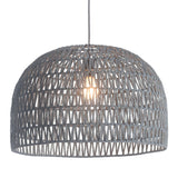 Paradise Ceiling Lamp Gray Pendants LOOMLAN By Zuo Modern