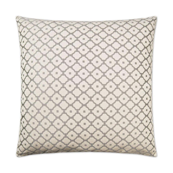 Paragon White Throw Pillow With Insert Throw Pillows LOOMLAN By D.V. Kap