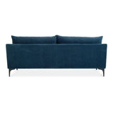 Paris Polyester Upholstered Blue Sofa Sofas & Loveseats LOOMLAN By Moe's Home