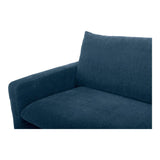 Paris Polyester Upholstered Blue Sofa Sofas & Loveseats LOOMLAN By Moe's Home