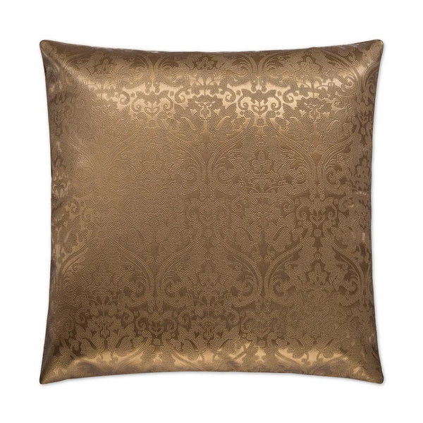 Parisian Copper Throw Pillow With Insert Throw Pillows LOOMLAN By D.V. Kap