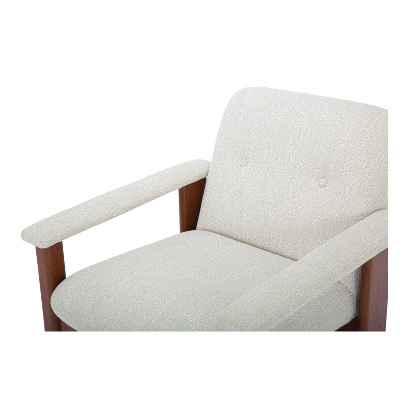 Parker Polyester Upholstered Wood Frame Lounge Armchair Lounge Chairs LOOMLAN By Moe's Home