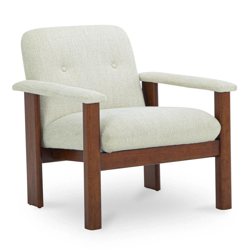 Parker Polyester Upholstered Wood Frame Lounge Armchair Lounge Chairs LOOMLAN By Moe's Home