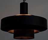 Parlor Black Steel Pendant Pendants LOOMLAN By Noir