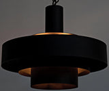 Parlor Black Steel Pendant Pendants LOOMLAN By Noir