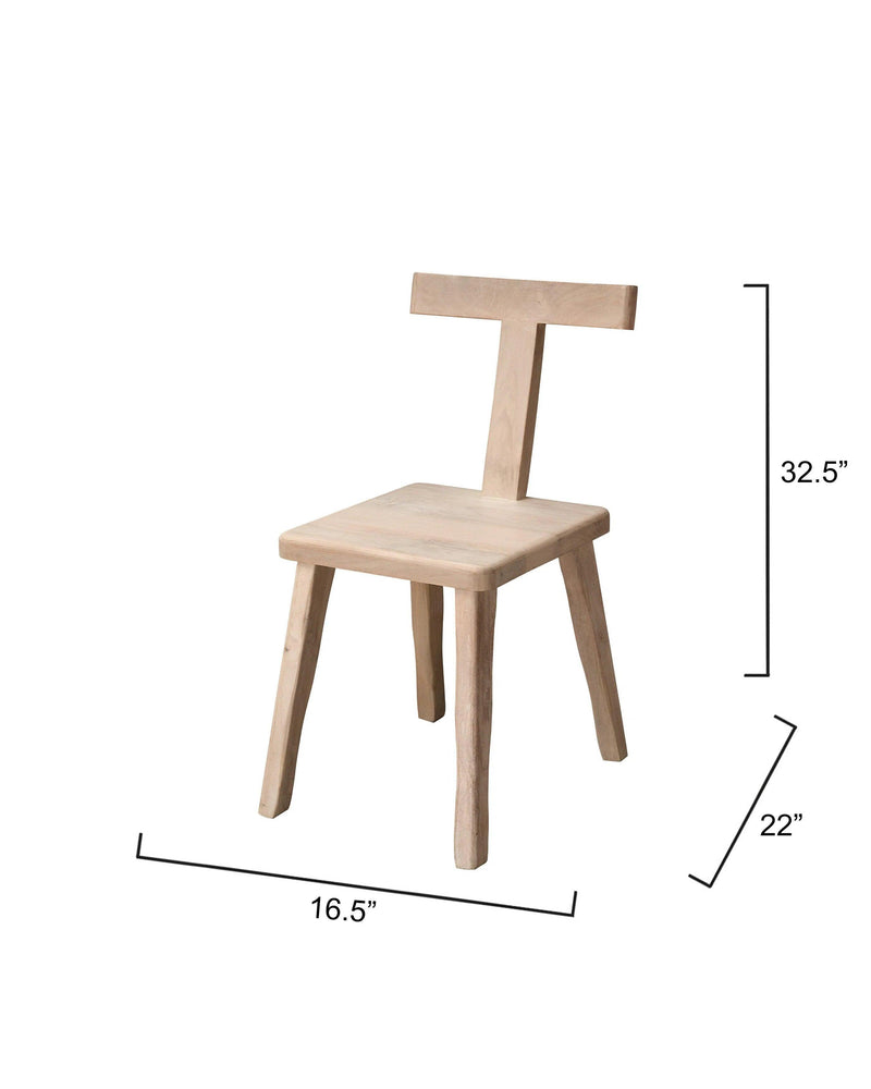 Parlor Chair - White Bleach Club Chairs LOOMLAN By Jamie Young