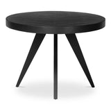 Parq Wood Black Oval Dining Table Dining Tables LOOMLAN By Moe's Home