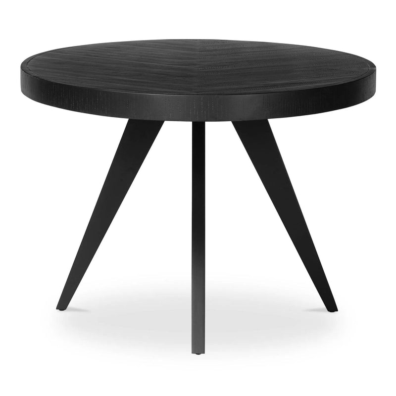 Parq Wood Black Oval Dining Table Dining Tables LOOMLAN By Moe's Home