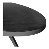 Parq Wood Black Oval Dining Table Dining Tables LOOMLAN By Moe's Home