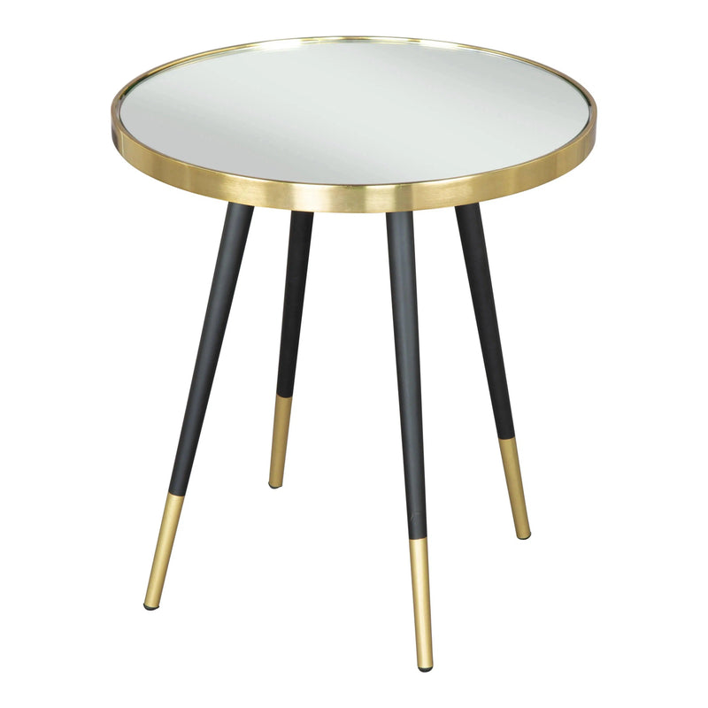 Particle Side Table Black & Gold Side Tables LOOMLAN By Zuo Modern