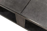 Partners Shagreen Leather Square Coffee Table Coffee Tables LOOMLAN By Sarreid