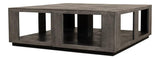 Partners Shagreen Leather Square Coffee Table Coffee Tables LOOMLAN By Sarreid