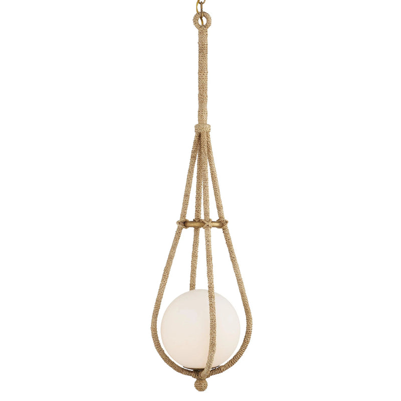 Passageway Rope Pendant Pendants LOOMLAN By Currey & Co