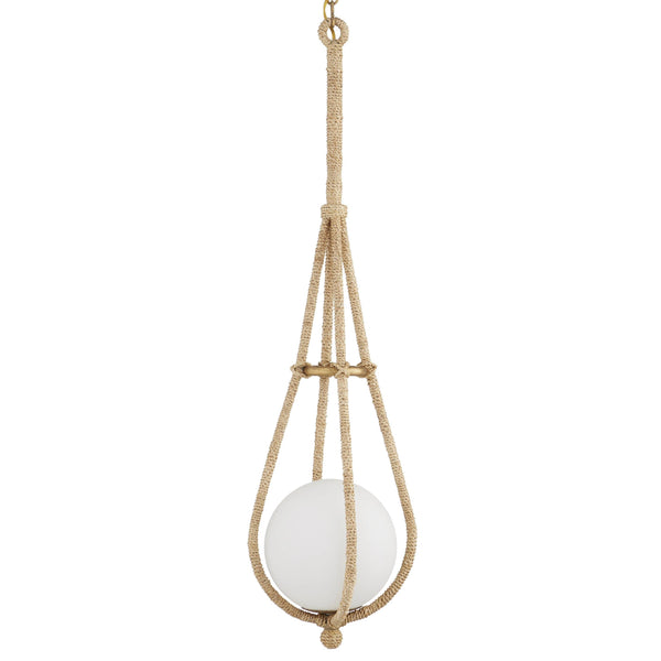 Passageway Rope Pendant Pendants LOOMLAN By Currey & Co