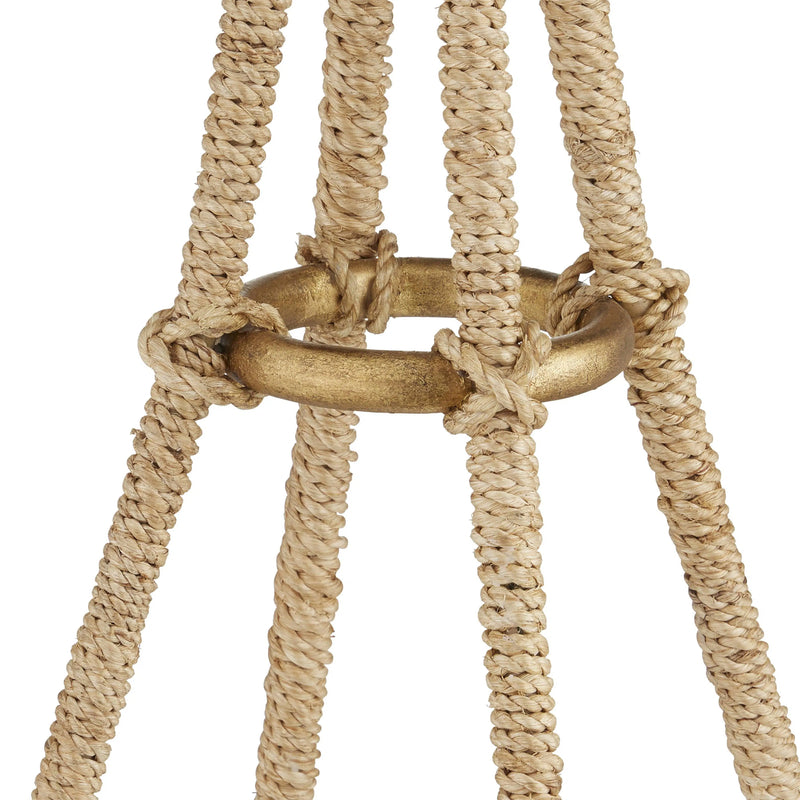 Passageway Rope Pendant Pendants LOOMLAN By Currey & Co