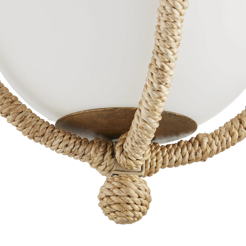 Passageway Rope Pendant Pendants LOOMLAN By Currey & Co