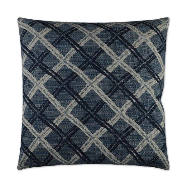 Passata Blue Throw Pillow With Insert Throw Pillows LOOMLAN By D.V. Kap