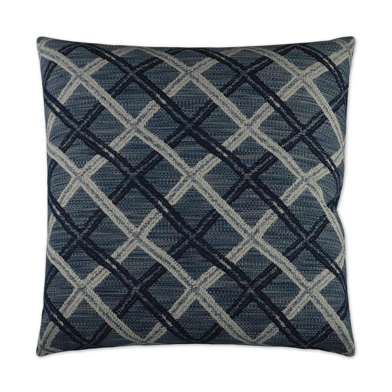 Passata Blue Throw Pillow With Insert Throw Pillows LOOMLAN By D.V. Kap