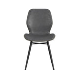 Paul Metal Black Armless Side Chair Club Chairs LOOMLAN By Bassett Mirror