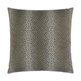 Pearl Grey Throw Pillow With Insert Throw Pillows LOOMLAN By D.V. Kap