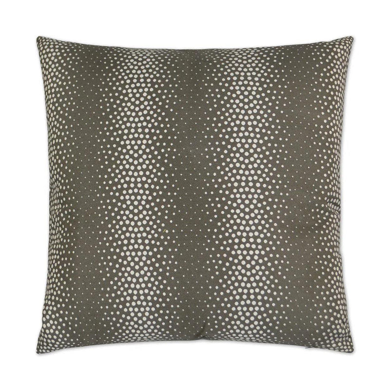 Pearl Grey Throw Pillow With Insert Throw Pillows LOOMLAN By D.V. Kap