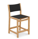 Pearl Teak Outdoor Counter Height Stool Outdoor Counter Stools LOOMLAN By HiTeak