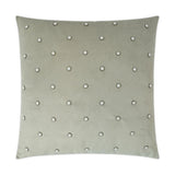 Pearlesque Whisper Brown Throw Pillow With Insert Throw Pillows LOOMLAN By D.V. Kap