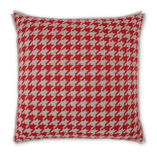 Pemberton Red Traditional Red Large Throw Pillow With Insert Throw Pillows LOOMLAN By D.V. Kap