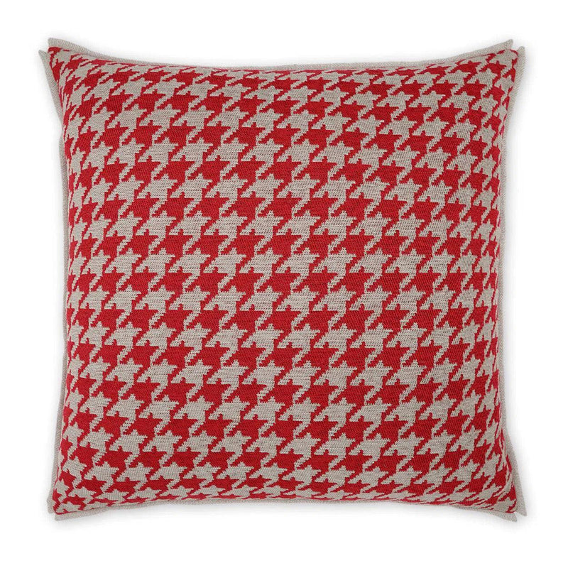 Pemberton Red Traditional Red Large Throw Pillow With Insert Throw Pillows LOOMLAN By D.V. Kap