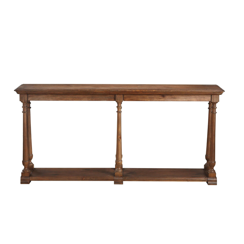 Pemberton Wood Brown Rectangular Console Table Console Tables LOOMLAN By Bassett Mirror