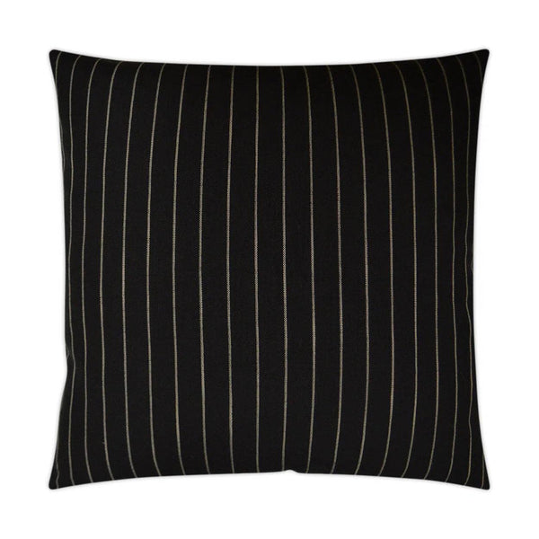 Pennant Black Throw Pillow With Insert Throw Pillows LOOMLAN By D.V. Kap