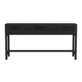 Pentak Solid Mango Black Rectangular Console Table Console Tables LOOMLAN By Bassett Mirror