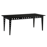 Pericles Table Black Rectangle Dining Table for 6 Dining Tables LOOMLAN By Noir