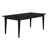 Pericles Table Black Rectangle Dining Table for 6 Dining Tables LOOMLAN By Noir