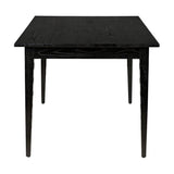 Pericles Table Black Rectangle Dining Table for 6 Dining Tables LOOMLAN By Noir