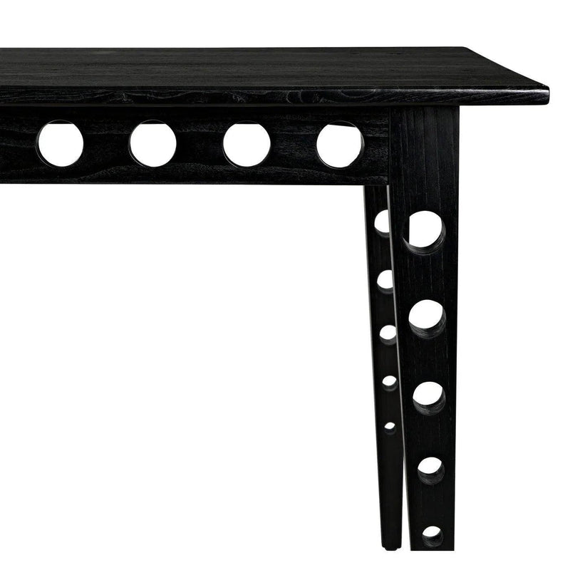 Pericles Table Black Rectangle Dining Table for 6 Dining Tables LOOMLAN By Noir