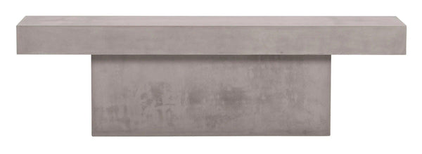 Perpetual T-Bench – Slate Gray Outdoor Bench Outdoor Benches LOOMLAN By Seasonal Living