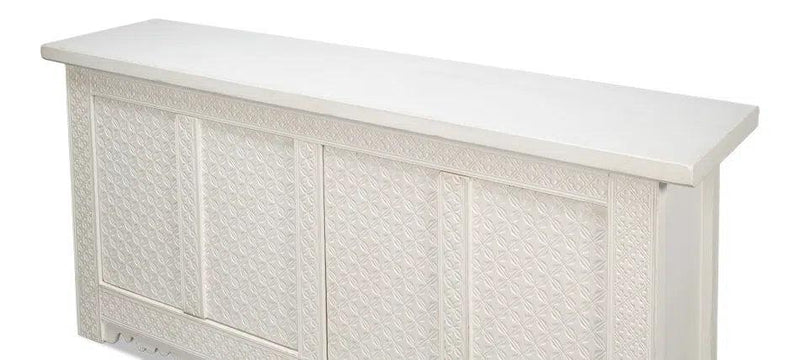 Persian Sideboard Antique White Cabinet For Living Room Sideboards LOOMLAN By Sarreid