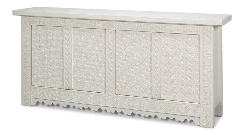 Persian Sideboard Antique White Cabinet For Living Room Sideboards LOOMLAN By Sarreid