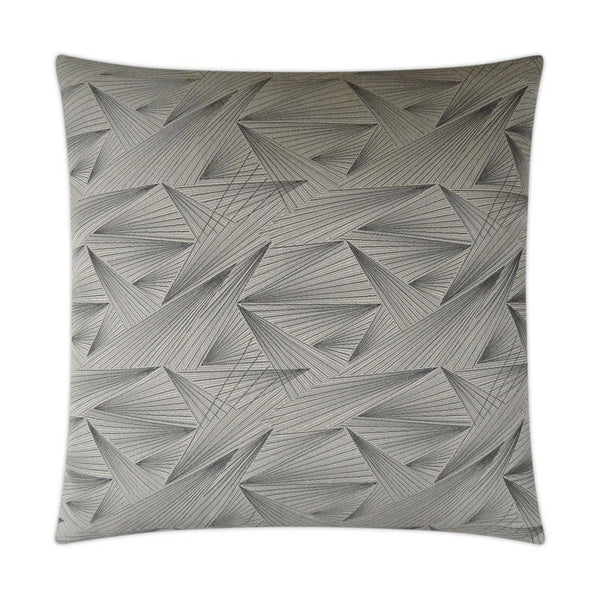 Perspective Grey Throw Pillow With Insert Throw Pillows LOOMLAN By D.V. Kap