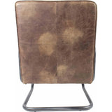 Perth Brown Leather Club Chair Club Chairs LOOMLAN By Moe's Home