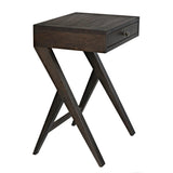 Peter Side Table, Ebony Walnut Side Tables LOOMLAN By Noir